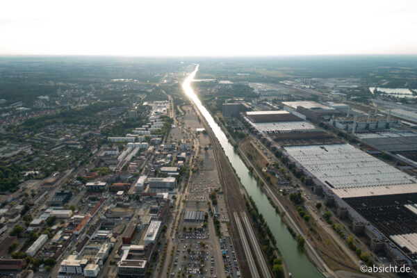 Der Mittellandkanal in Wolfsburg
