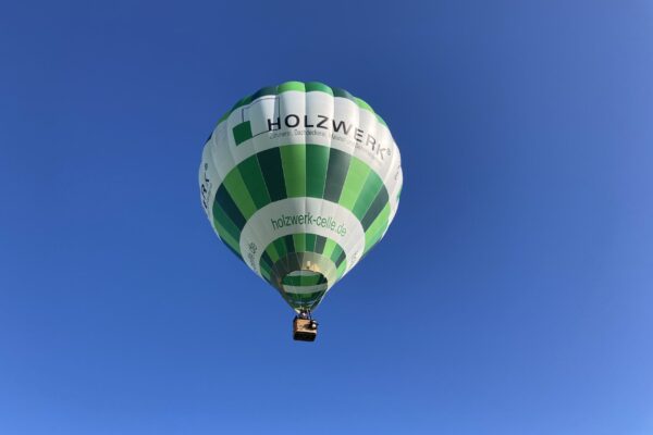 Der Holzwerk Ballon in Scheessel