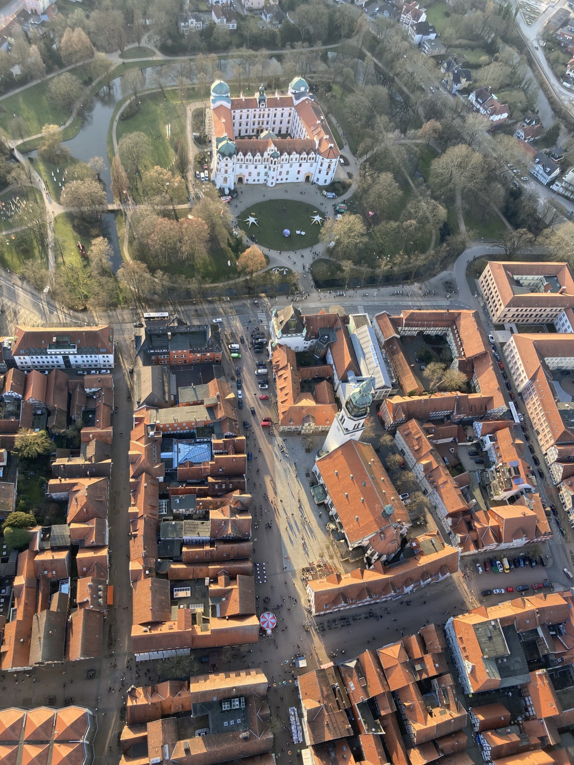 Celle aus dem absicht Ballon